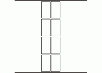 45mm x 84mm - 1,570 blank labels per roll