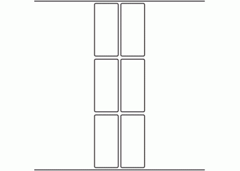 36mm x 80mm - 1,650 blank labels per roll