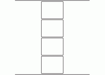 76mm x 60mm - 1,100 blank labels per roll