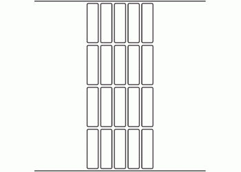 18mm x 63mm - 5,180 blank labels per roll