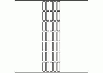 11mm x 38mm - 8,260 blank labels per roll