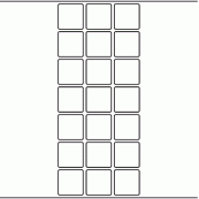 33mm x 33mm - 5,790 blank labels per roll