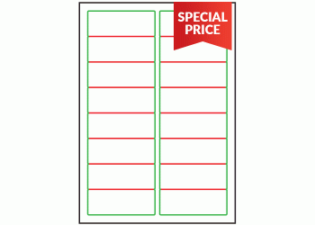 99.1mm x 34mm - 16 labels per sheet