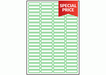 46mm x 11.1mm - 84 labels per sheet