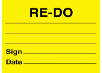 Re-Do (On Rolls) - Large: 100mm x 70mm