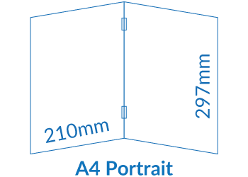 A4 Portrait Self Cover Booklets - Saddle Stapled