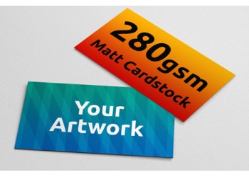 Business Cards - 280gsm Matt Stock - 90mm x 55mm