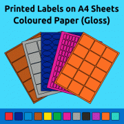 Coloured Paper (Gloss) - Permanent