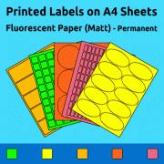 Fluorescent Paper (Matt) - Permanent