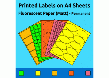 Fluorescent Paper (Matt) - Permanent