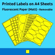 Fluorescent Paper (Matt) - Removable