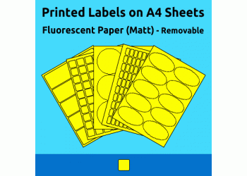 Fluorescent Paper (Matt) - Removable