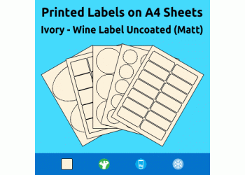 Ivory - Wine Label Uncoated (Matt) - Permanent