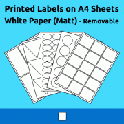 White Paper (Matt) - Removable