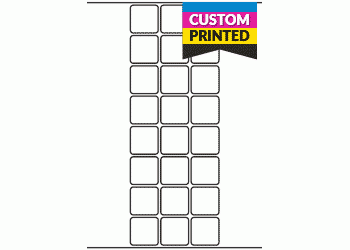 32mm x 32mm - Custom Printed Labels