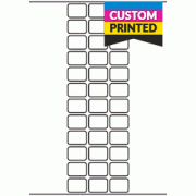 25mm x 18mm - Custom Printed Labels