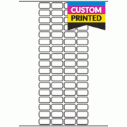 23mm x 12mm - Custom Printed Labels