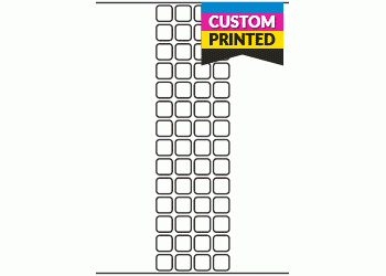 15mm x 15mm - Custom Printed Labels