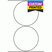 174mm dia Circle - Custom Printed Labels