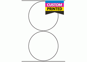 174mm dia Circle - Custom Printed Labels
