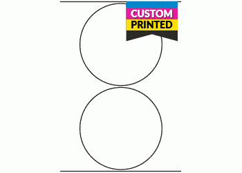 149mm dia Circle - Custom Printed Labels