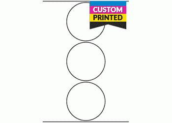 98mm dia Circle - Custom Printed Labels