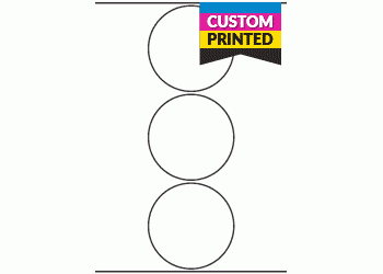 95mm dia Circle - Custom Printed Labels