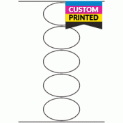 90mm x 56mm Oval - Custom Printed Labels