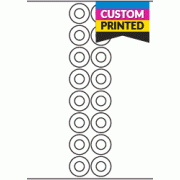 35mm dia Donut - Custom Printed Labels