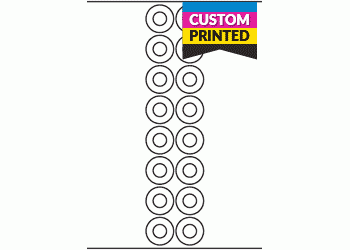 35mm dia Donut - Custom Printed Labels