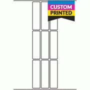 26mm x 97mm - Custom Printed Labels