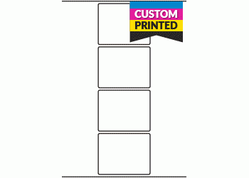 76mm x 60mm - Custom Printed Labels