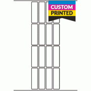 21mm x 73mm - Custom Printed Labels