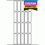 18mm x 63mm - Custom Printed Labels