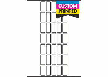 15mm x 33.5mm - Custom Printed Labels