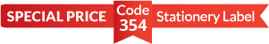 Special Price Stationery Labels Code 354