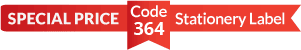 Special Price Stationery Labels Code 364
