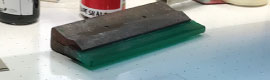 A screen printing squeegee